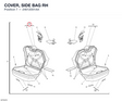 COVER, SIDE BAG RH