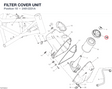 FILTER COVER UNIT 24612231A diagram position