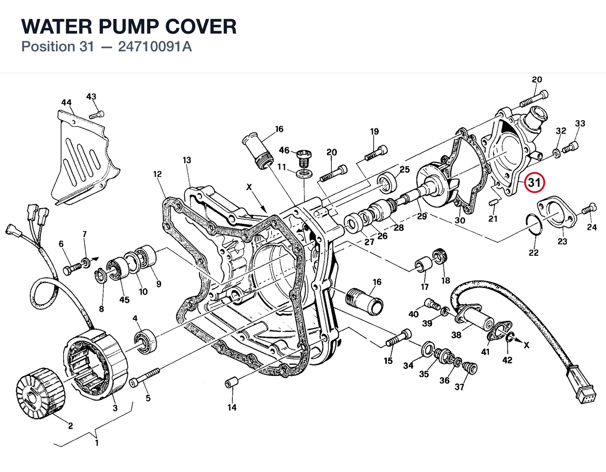 WATER PUMP COVER