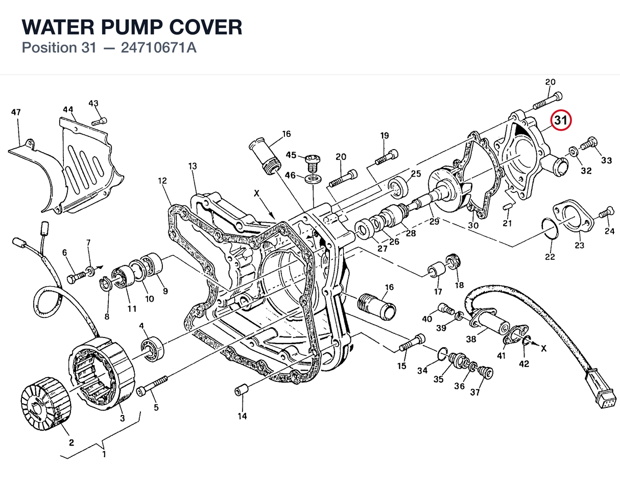 WATER PUMP COVER