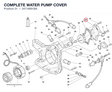 COMPLETE WATER PUMP COVER