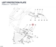 LEFT PROTECTION PLATE 24710731A diagram position
