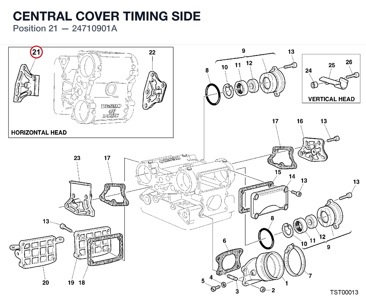 CENTRAL COVER TIMING SIDE