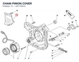 CHAIN PINION COVER