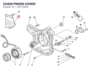 CHAIN PINION COVER