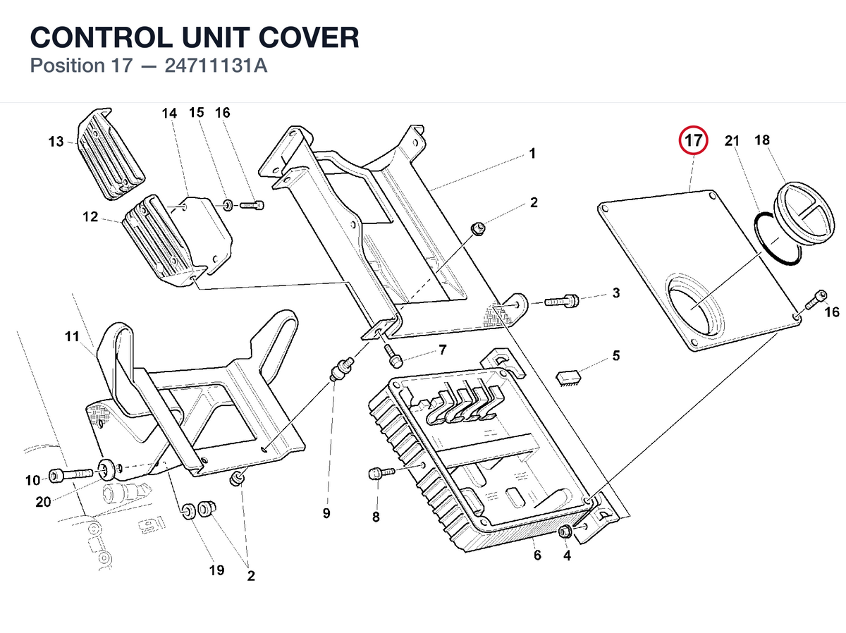 CONTROL UNIT COVER