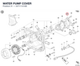 WATER PUMP COVER 24711141AB diagram position