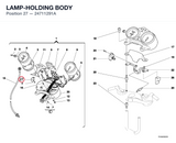 LAMP-HOLDING BODY