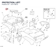 PROTECTION, LEFT 24711961A diagram position