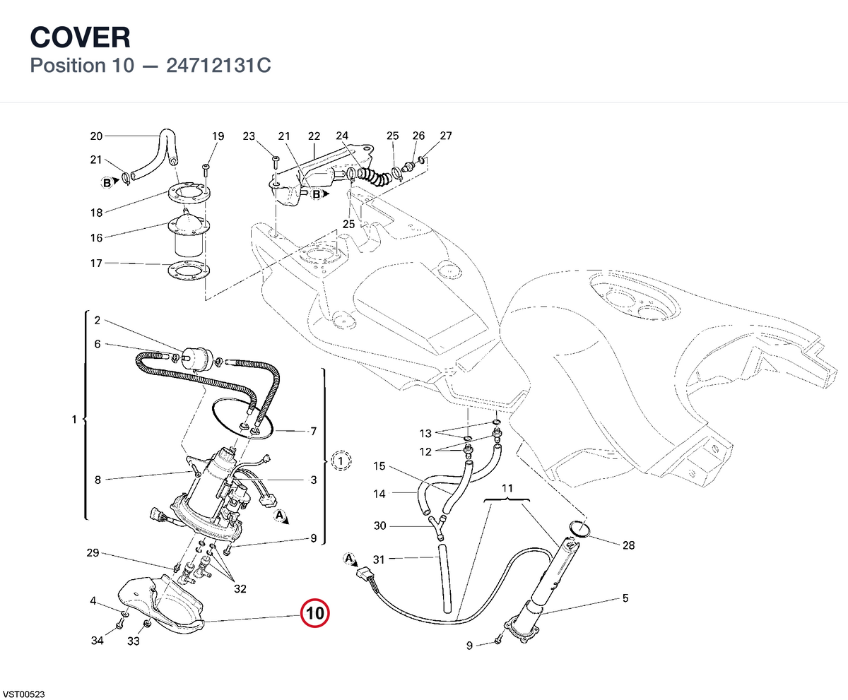 COVER 24712131C diagram position