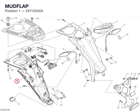MUDFLAP 24712242A diagram position