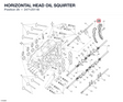 HORIZONTAL HEAD OIL SQUIRTER 24712511B diagram position