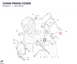 CHAIN PINION COVER 24712551A diagram position