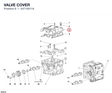 VALVE COVER 24712611A diagram position