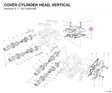 COVER CYLINDER HEAD, VERTICAL