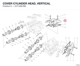 COVER CYLINDER HEAD, VERTICAL