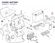COVER, BATTERY 24712971A diagram position