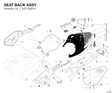 SEAT BACK ASSY 24713321A diagram position