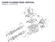 COVER CYLINDER HEAD, VERTICAL 24714151AC diagram position