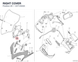 RIGHT COVER 24714522A diagram position