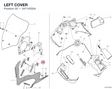 LEFT COVER 24714532A diagram position