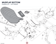 MUDFLAP BOTTOM 24714922A diagram position