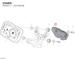 COVER 24717691AB diagram position