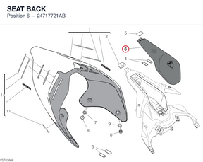 SEAT BACK 24717721AB diagram position