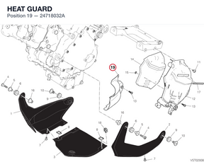 HEAT GUARD 24718032A diagram position