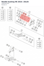 Diagram preview: Needle bushing HK 2016 / 20x26 (54603097000)