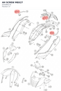 Diagram preview: AH SCREW M8X27 (J020080274)