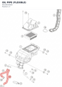 Diagram preview: OIL PIPE (FLEXIBLE) (90238034000)