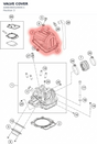 Diagram preview: VALVE COVER (A48036052000C1)