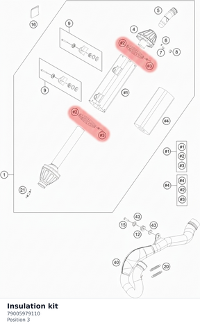 Diagram preview: Insulation kit (79005979110)