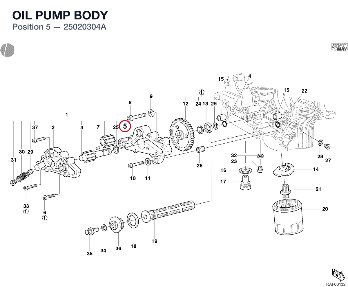 OIL PUMP BODY
