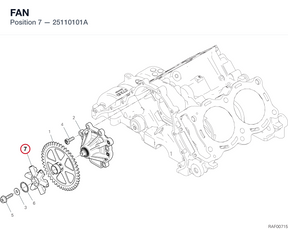 FAN 25110101A diagram position
