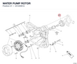 WATER PUMP ROTOR 25120091A diagram position