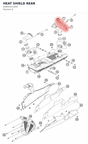 Diagram preview: HEAT SHIELD REAR (69005011000)