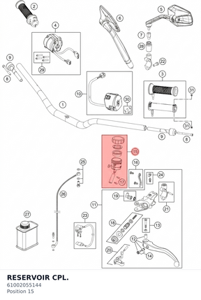 Diagram preview: RESERVOIR CPL. (61002055144)