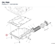 OIL PAN 25210261BH diagram position