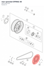 Diagram preview: rear sprocket DYMAG 40 (A65310851040)
