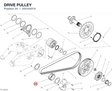 DRIVE PULLEY 25510451A diagram position