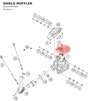 Diagram preview: SHIELD MUFFLER (96305090000)