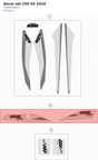 Diagram preview: Decal set 250 SX 2018 (79008198003)