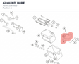 Diagram preview: GROUND WIRE (A58011097000)