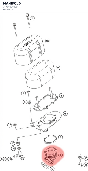 Diagram preview: MANIFOLD (76706026000)