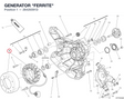 GENERATOR "FERRITE" 26420091D diagram position