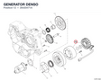 GENERATOR DENSO 26420471A diagram position