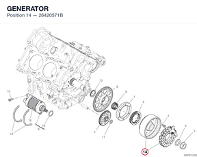 GENERATOR 26420571B diagram position