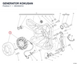 GENERATOR KOKUSAN 26440221A diagram position